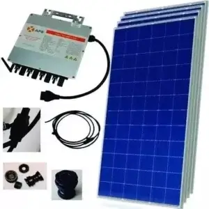 Conjunto de Componentes do Sistema de Energia Solar